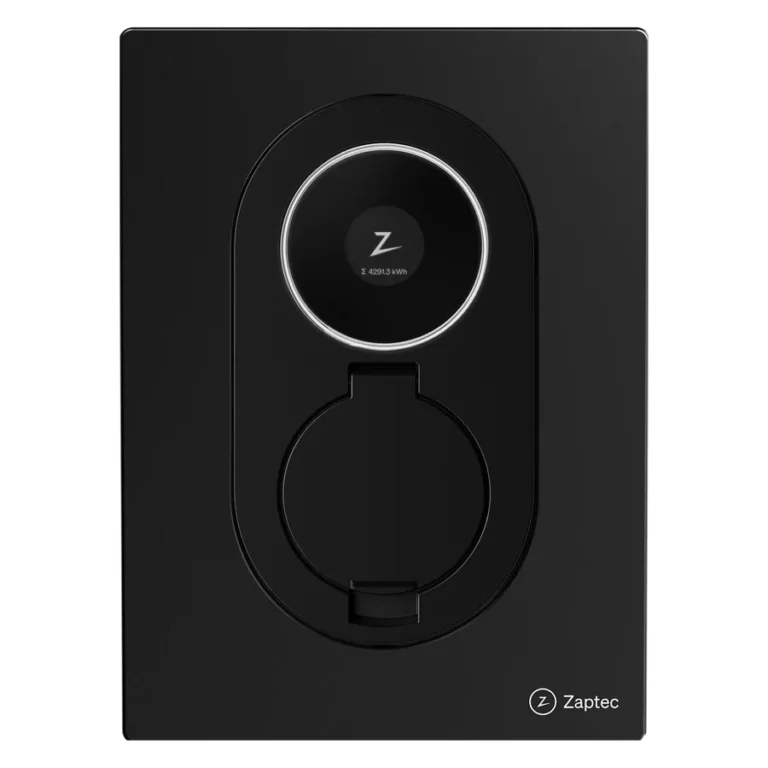 Borne de recharge Zaptec Go 2 Borne de recharge bidirectionnelle Zaptec Go 2 prête pour le V2G avec garantie 5 ans, installée par Soleivia, L'énergie responsable.