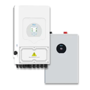 Deye Sun et SE-F5 Plus Système de stockage solaire compact : Onduleur hybride Deye Sun et batterie SE-F5 Plus (5kWh). Une solution économique pour optimiser l'autoconsommation à Marseille par Soleivia : Votre énergie, vos règles.