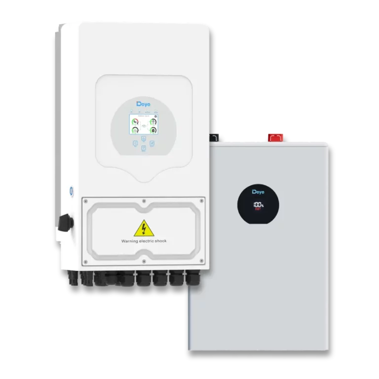Deye Sun et SE-F5 Pro-C Système de stockage solaire compact : Onduleur hybride Deye Sun et batterie SE-F5 Pro-C (5,12kWh). Une solution économique pour optimiser l'autoconsommation à Marseille par Soleivia : Votre énergie, vos règles.