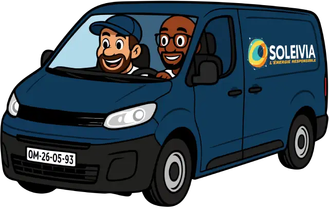 Véhicule d'intervention Soleivia utilitaire Soleivia installateur borne de recharge marseille